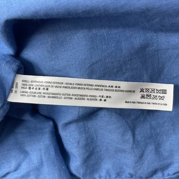 Free People Cambridge Convertible Backpack - Blue Suede Tote Bag  - Crossbody - Picture 11 of 11